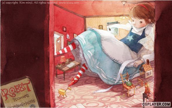 Kim Min Ji - Alice in Wonderland (Illustrations) - casper - ...