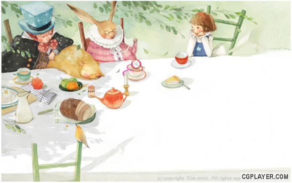 Kim Min Ji - Alice in Wonderland (Illustrations) - casper - ...
