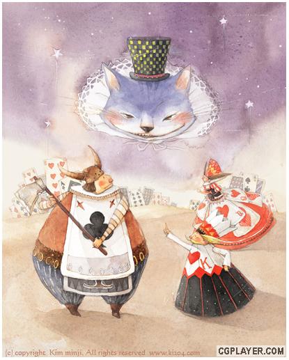 Kim Min Ji - Alice in Wonderland (Illustrations) - casper - ...